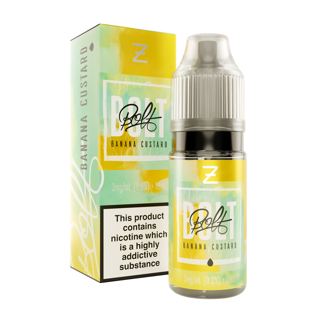 Zeus Juice Bolts 10ml - Banana Custard - Master Vaper