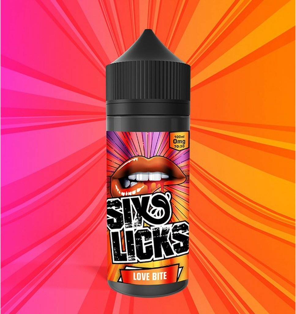 Six Licks 120ml - Love Bite - Master Vaper