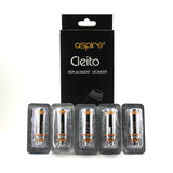 Aspire Cleito Coils 0.2 , 0.27, 0.4 and Mesh (Full Pack of 5) - Master Vaper