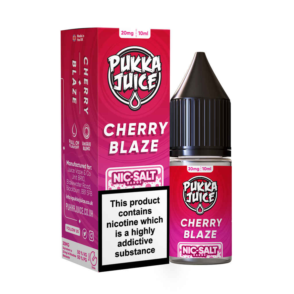 Pukka Juice Nic. Salt - Cherry Blaze - Master Vaper