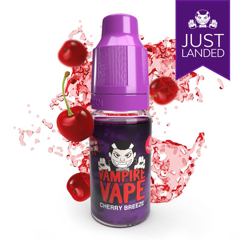 Vampire Vape 10ml - Cherry Breeze - Master Vaper
