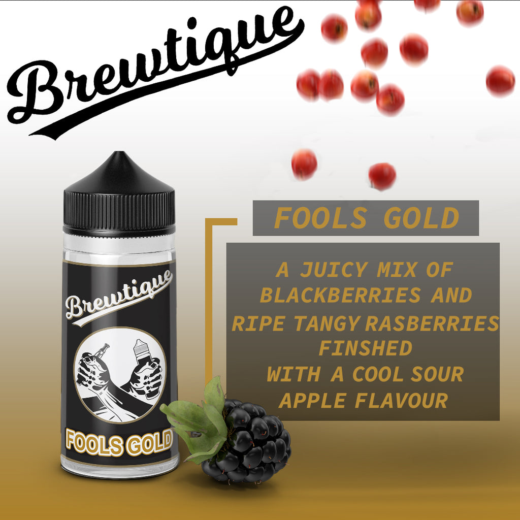 Brewtique 100ml - Fools Gold - Master Vaper