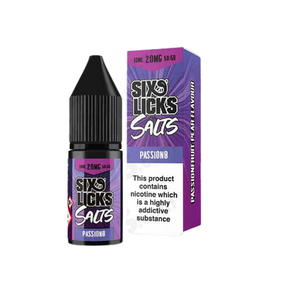 Six Licks Nic. Salt - Passion8 - Master Vaper