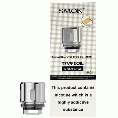SMOK TFV9 Mesh 0.15 Ohm Coils - Master Vaper