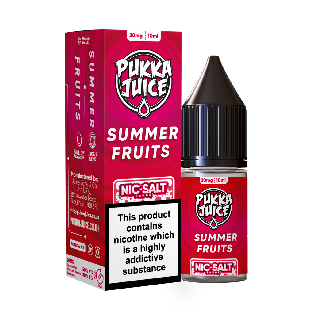 Pukka Juice Nic. Salt - Summer Fruits - Master Vaper