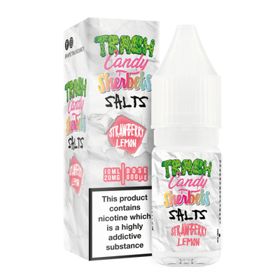 Trash Candy Sherbets Nic. Salt - Strawberry Lemon - Master Vaper