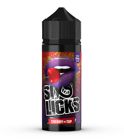 Six Licks 120ml - Cherry on Top - Master Vaper