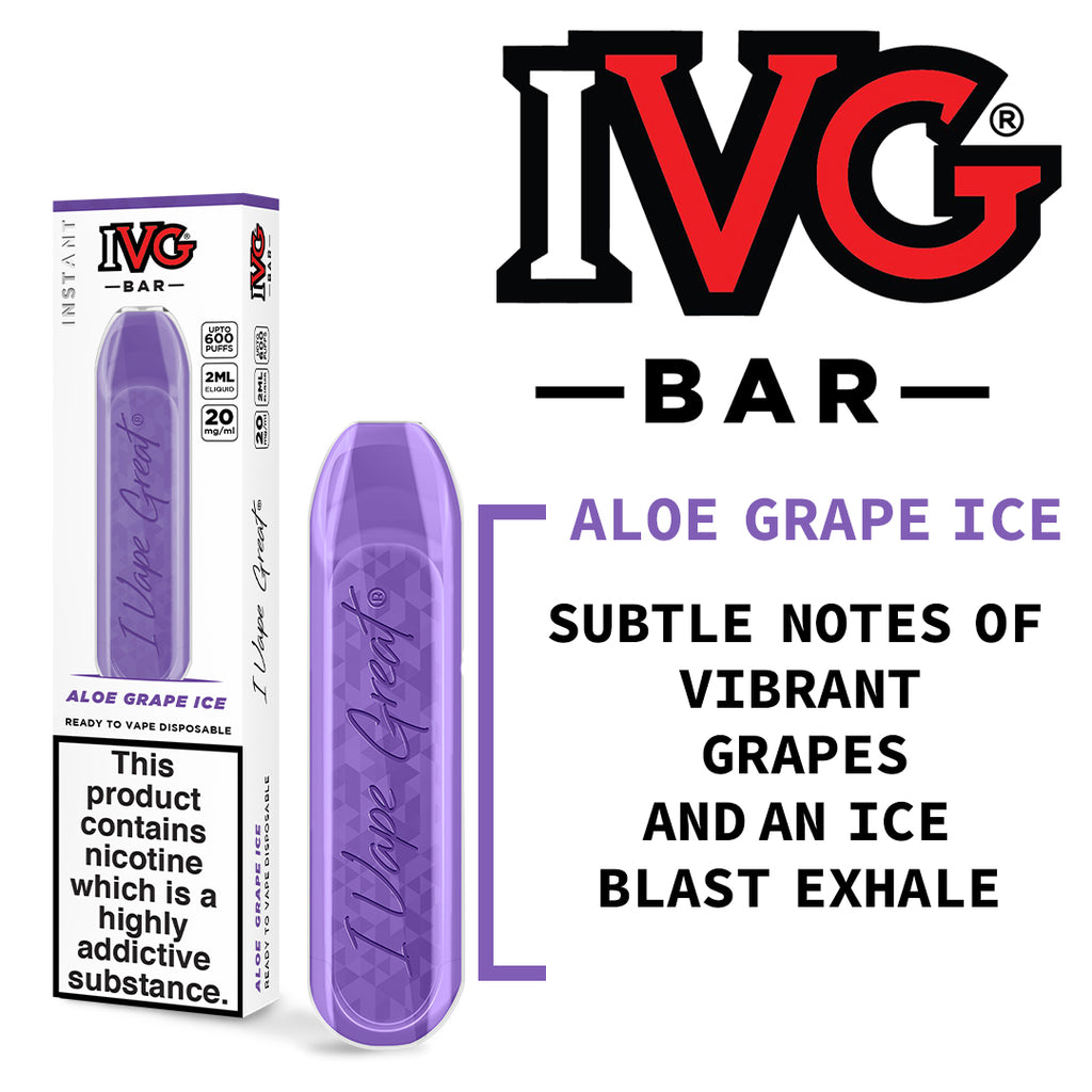 IVG Bar - Aloe Grape Ice - Master Vaper