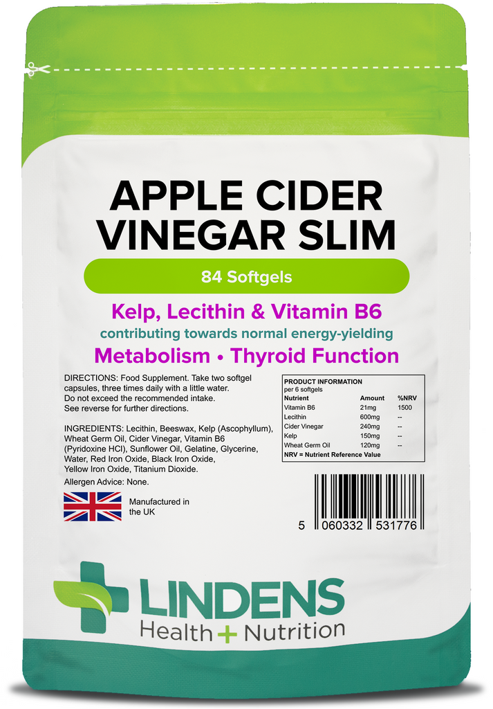 Lindens Apple Cider Vinegar Slim Metabolism Softgels