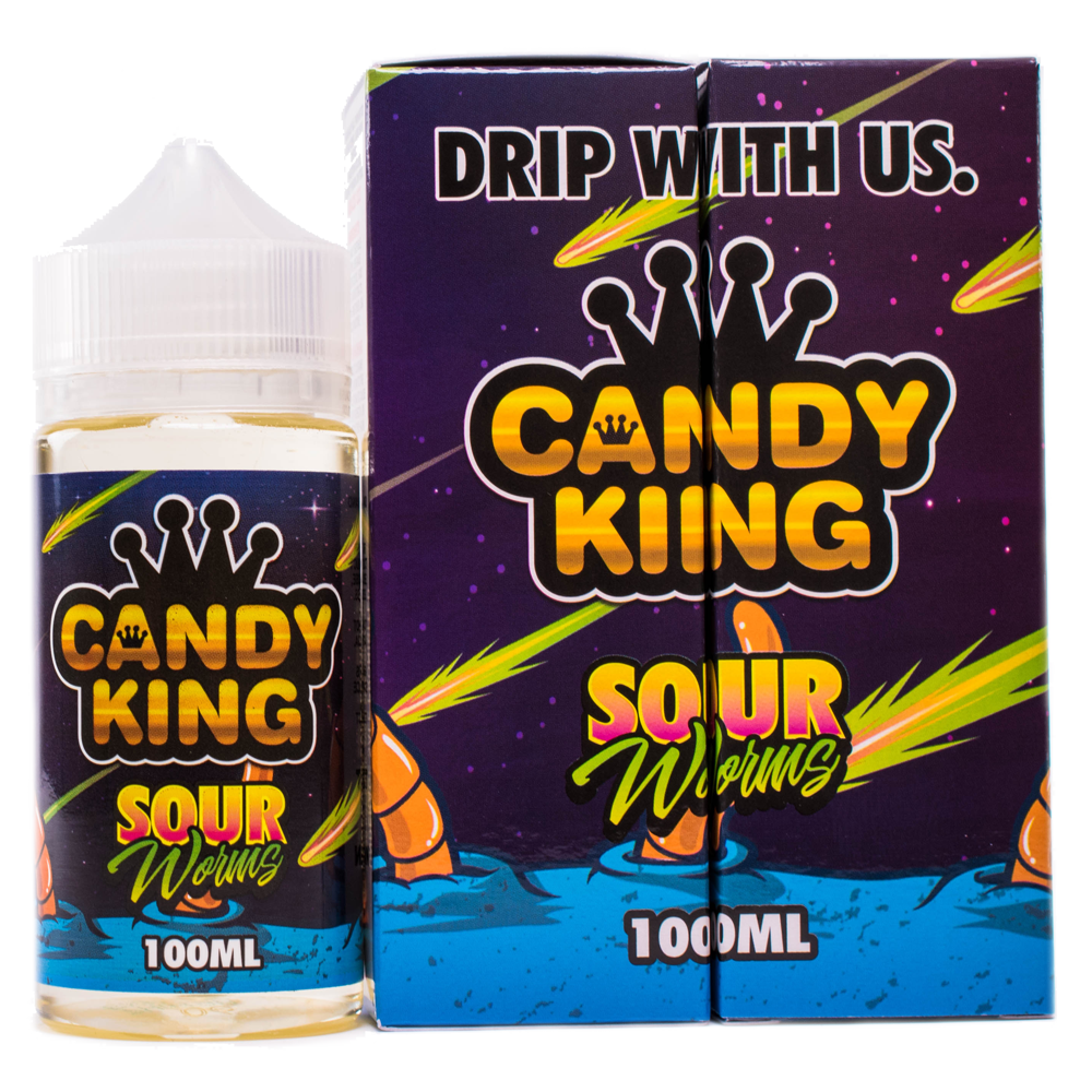 Candy King 120ml - Sour Worms - Master Vaper