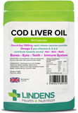 Cod Liver Oil 1000mg Capsules with Omega 3 (90 Capsules) - Master Vaper