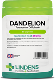 Dandelion 250mg Capsules (60 Capsules) - Master Vaper