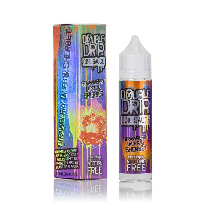 Double Drip 60ml - Strawberry Laces & Sherbet - Master Vaper