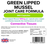 Green Lipped Mussel 500mg Capsules (90 Capsules) - Master Vaper