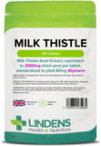 Milk Thistle Seed Extract 100mg (2000mg eq) Tablets 120 Tablets - Master Vaper