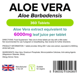 Aloe Vera extract 6000mg 90 Tablets - Master Vaper