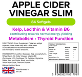 Apple Cider Vinegar Slim Capsules (84 Capsules) - Master Vaper