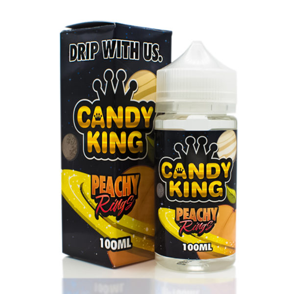 Buy Candy King 120ml Peachy Rings Vape ELiquid online Master Vaper