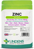 Zinc Citrate 50mg Tablets 100 Tablets - Master Vaper